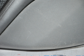 Door trim card rear left Dodge Dart 13-15 black with insert black mesh cloth, armrest leather, scratches