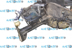 Front right quarter Nissan Rogue 14-20 black G41, on the body, with eyelash