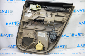Door trim card rear left Jeep Patriot 11-17 beige with beige insert plastic, armrest rubber