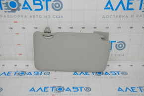 Right visor Nissan Versa Note 13-15 gray, without mirror