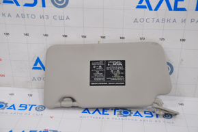 Left visor Nissan Versa Note 13-15 gray, without mirror
