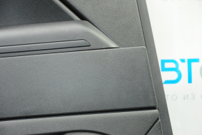 Door trim card rear left Jeep Compass 11-16 black with black insert plastic, armrest plastic, scratches