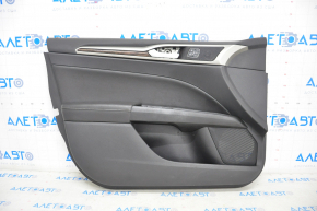 Door trim card front left Ford Fusion mk5 13-14 leather black