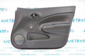 Door trim card front right Nissan Versa Note 13-19 black, scratches, for mechanical window lifter