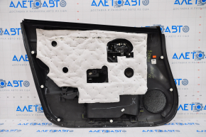 Door trim card front right Nissan Versa Note 13-19 black, scratches, for mechanical window lifter
