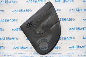 Door trim card rear right Nissan Versa Note 13-19 black, for mechanical window lifter