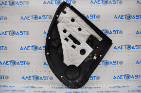 Door trim card rear right Nissan Versa Note 13-19 black, for mechanical window lifter