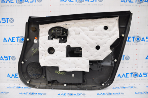 Door trim card front left Nissan Versa Note 13-19 black, scratches, for mechanical window lifter