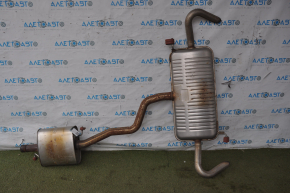 Muffler rear part with barrel VW Atlas 18-23 3.6 rusty, dents