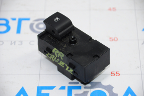 Rear right window lift control Chevrolet Cruze 11-16 black