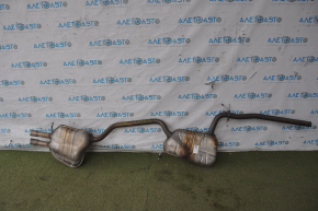 Exhaust manifold assembly VW Jetta 11-18 USA 2.0 resonator with barrel, dents