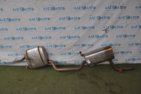 Muffler rear part barrel VW Passat b7 12-15 USA 1.8T complete with middle part, dents