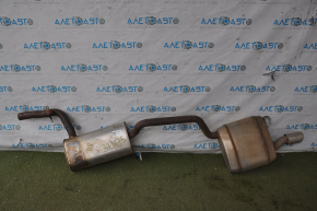 Exhaust pipe resonator with barrel VW Passat b8 16-19 USA 1.8T dents
