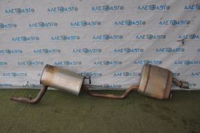 Exhaust pipe resonator with barrel VW Passat b8 16-19 USA 1.8T dents