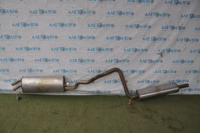 Exhaust pipe assembly VW Jetta 19-21 resonator with barrel, dents