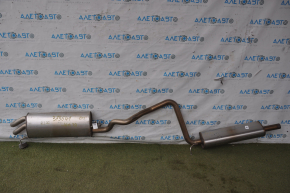 Exhaust pipe assembly VW Jetta 19-21 resonator with barrel, dents