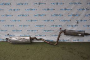 Exhaust pipe assembly VW Jetta 19-21 resonator with barrel, dents