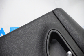 Door trim card rear right Dodge Dart 13-15 black with dark gray insert cloth, armrest leather, scratches
