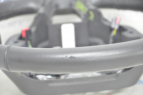 Steering wheel bare Ford Fusion mk5 13-16 leather black, worn