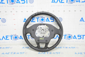 Steering wheel bare Ford Fusion mk5 13-16 leather black, worn