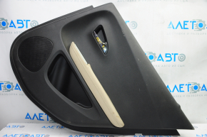 Door trim card rear right Chevrolet Volt 11-15 black, armrest leather beige, scratches