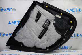 Door trim card rear right Chevrolet Volt 11-15 black, armrest leather beige, scratches