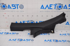 Door sill trim rear right inner Nissan Altima 13-18 black, scratches, broken latch