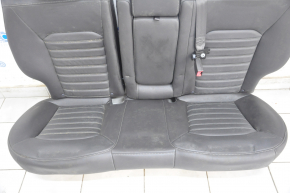 Rear row of seats 2 row Ford Fusion mk5 13-16 leather, black, chemically treated