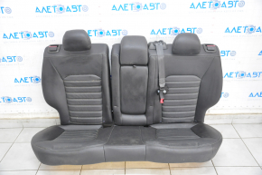 Rear row of seats 2 row Ford Fusion mk5 13-16 leather, black, chemically treated