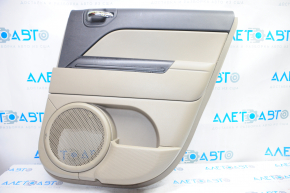 Door trim card rear right Jeep Compass 11-16 beige with beige insert plastic, armrest plastic, scratches