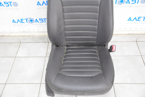 Passenger seat Ford Fusion mk5 13-14 with airbag, electric, leather black
