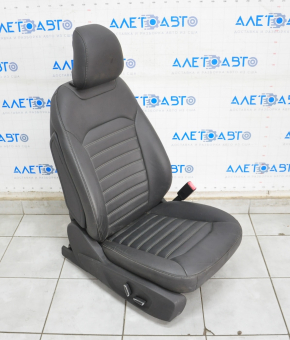 Passenger seat Ford Fusion mk5 13-14 with airbag, electric, leather black