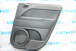 Door trim card rear right Jeep Compass 11-16 black with black insert plastic, armrest plastic, scratches