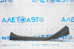 Door sill trim rear right Nissan Leaf 13-17 black, scratches