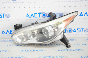 Front left headlight complete Infiniti JX35 QX60 13-15 prerest, xenon, for polishing
