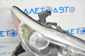Front right headlight complete Infiniti JX35 QX60 13-15 prerest xenon, for polishing