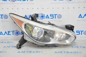 Front right headlight complete Infiniti JX35 QX60 13-15 prerest xenon, for polishing