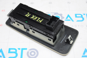 Front left window lift control Ford Flex 09-19, black, 1 auto, with beige trim