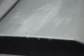 Door trim card front left Ford Edge 15-18 black with black insert cloth, armrest leather, handle molding gray, tears, scratches