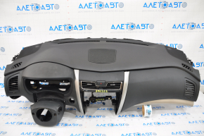 Torpedo front panel with AIRBAG Nissan Altima 13-18 black, rusty cushion