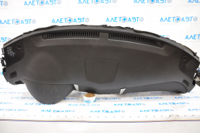 Torpedo front panel with AIRBAG Nissan Altima 13-18 black, rusty cushion