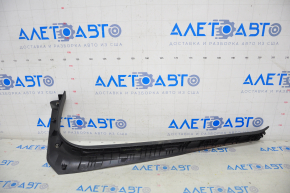 Door sill trim front left inner Infiniti JX35 QX60 13- black, type 2, rubbed