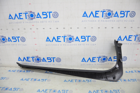 Door sill trim front right inner Infiniti JX35 QX60 13- black, type 2, rubbed