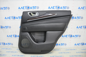Door trim card rear right Infiniti JX35 QX60 13-13 black, scratches