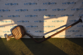 Muffler rear part with barrel Kia Optima 16-20 rusty, dents