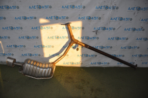 Muffler rear part with barrel right Kia Optima 11-15 2.4 type 2 dents, rusty