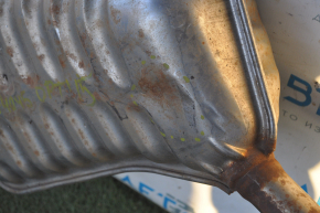 Muffler rear part with barrel right Kia Optima 11-15 2.4 type 2 dents, rusty