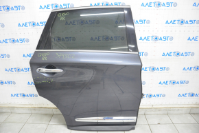 Door assembly rear right Infiniti JX35 QX60 13-13 graphite K50, dented, butt on chrome
