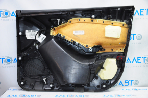 Door trim card front left Ford Focus mk3 11-18 black with black insert cloth, for dry cleaning