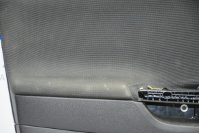 Door trim card front left Ford Focus mk3 11-18 black with black insert cloth, for dry cleaning